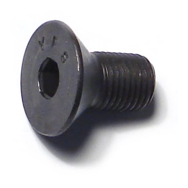 Midwest Fastener 3/8"-24 Socket Head Cap Screw, Flat, Plain Steel, 3/4 in Length, 6 PK 79553 - main